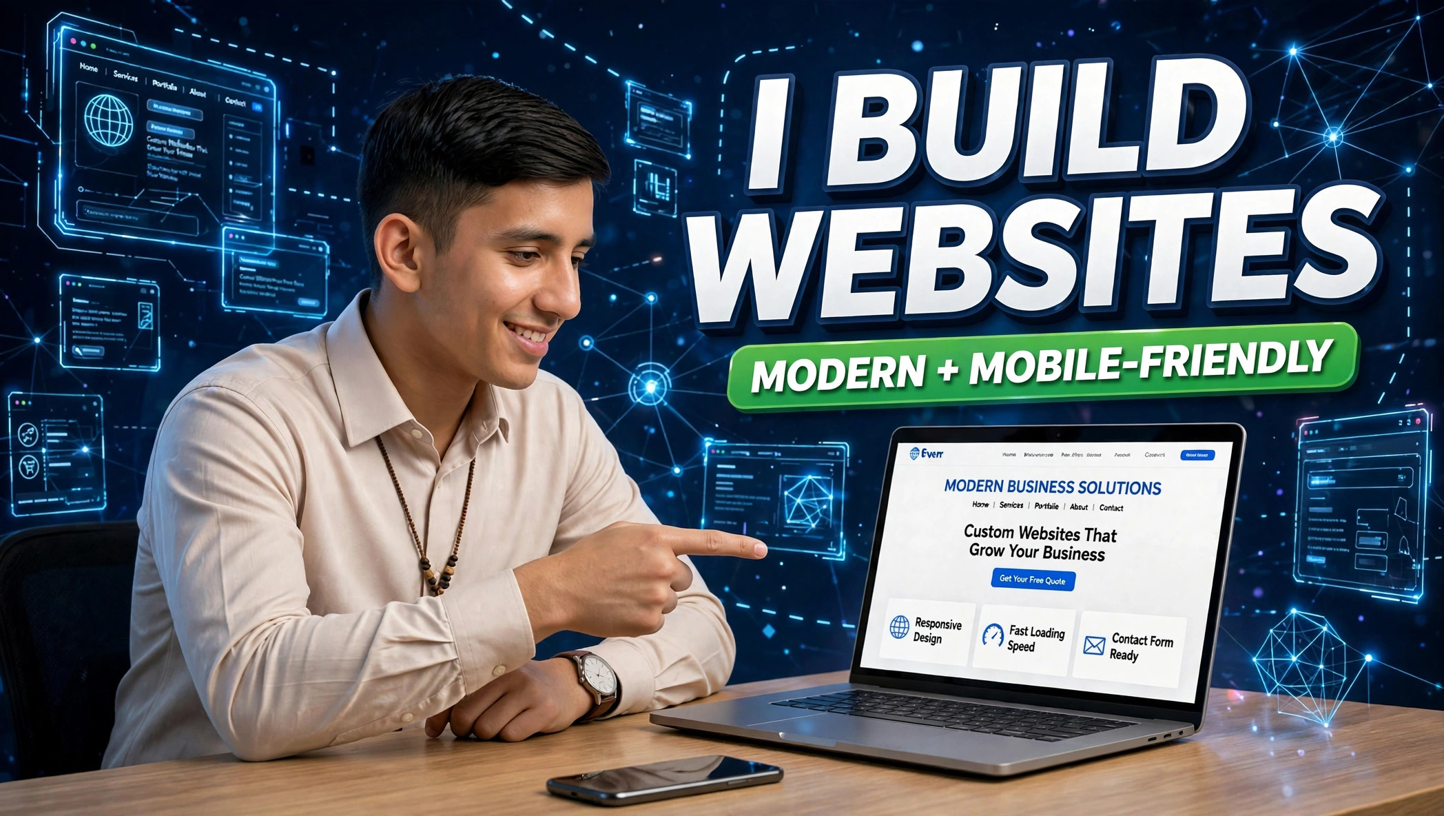 I build modern websites